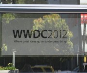 Cartel WWDC 2012 en Moscone Center