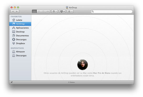 AirDrop AirDrop Mac