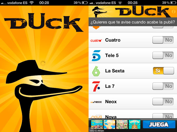Duck para iPhone