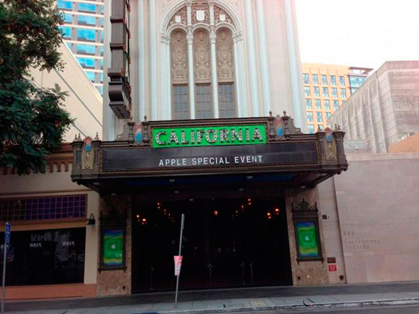Apple en Teatro California Apple en Teatro California