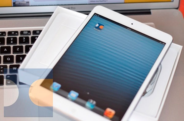 iPad Mini encendido iPad Mini encendido