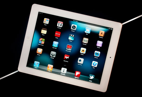 iPad de color blanco iPad de color blanco