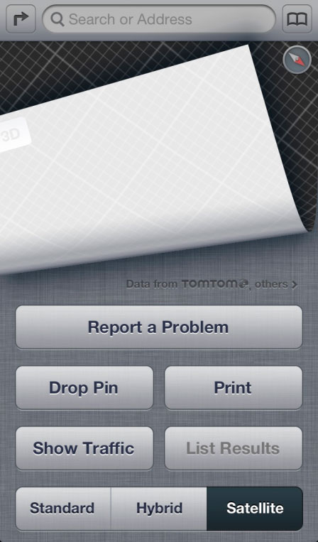 Nuevo botón reportar problema de Apple Maps