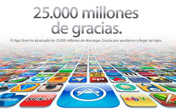 25.000 millones de descargas AppStore